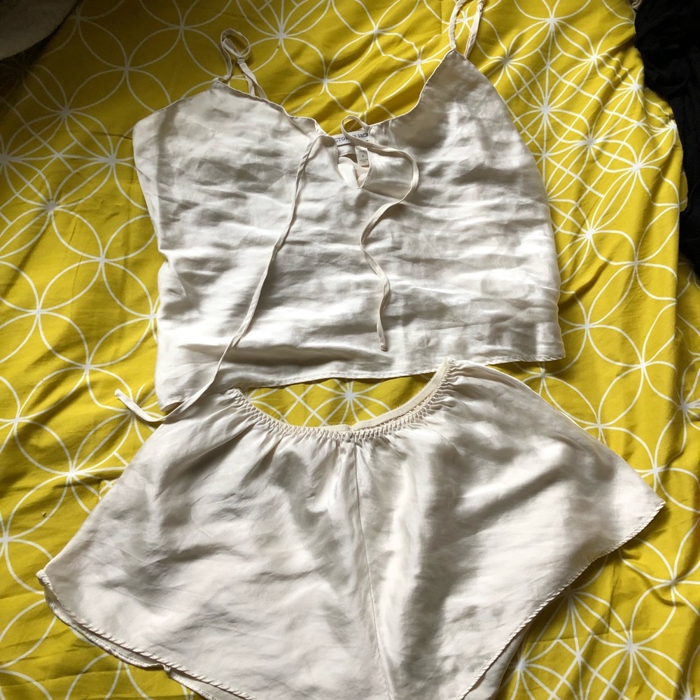 Victoria secret silk two piece